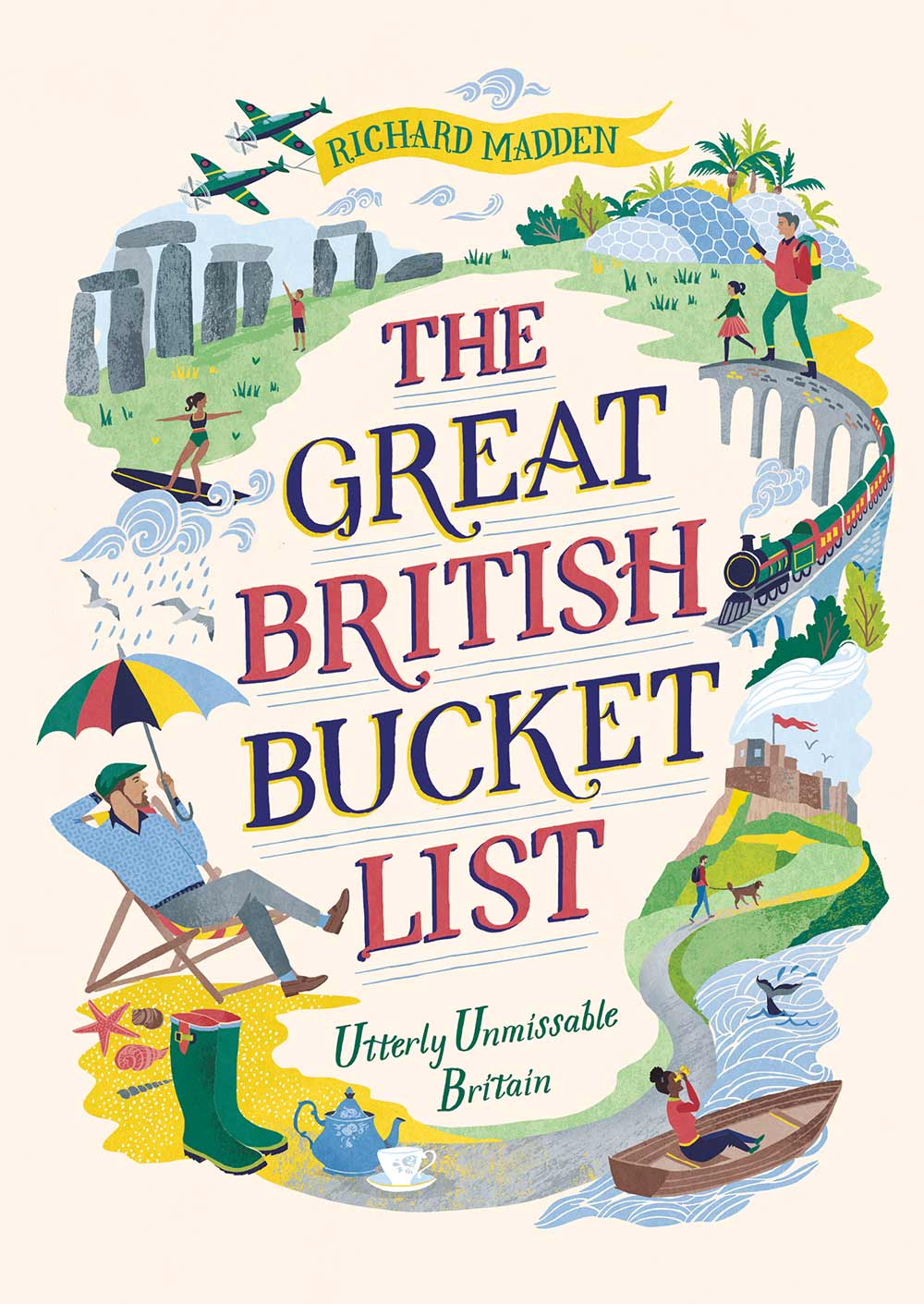 The Great British Bucket List Sara Mulvanny Illustration