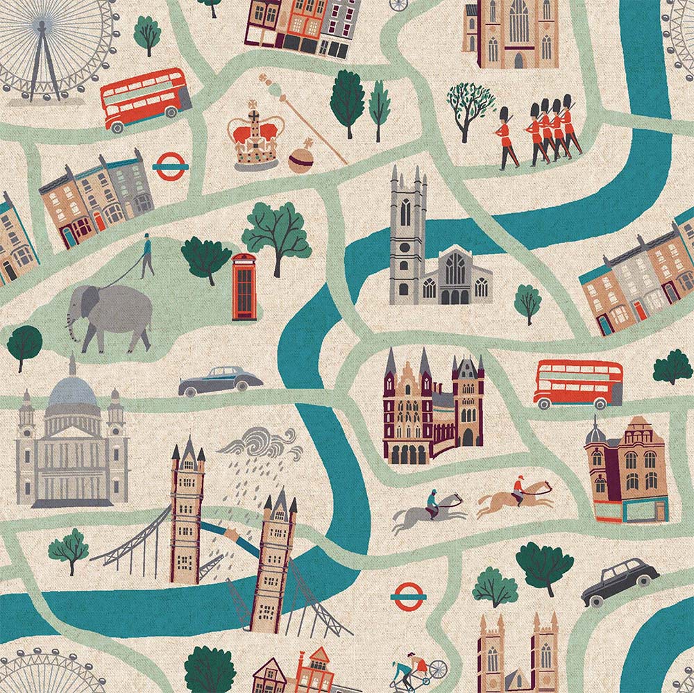 London Town Collection Sara Mulvanny Illustration